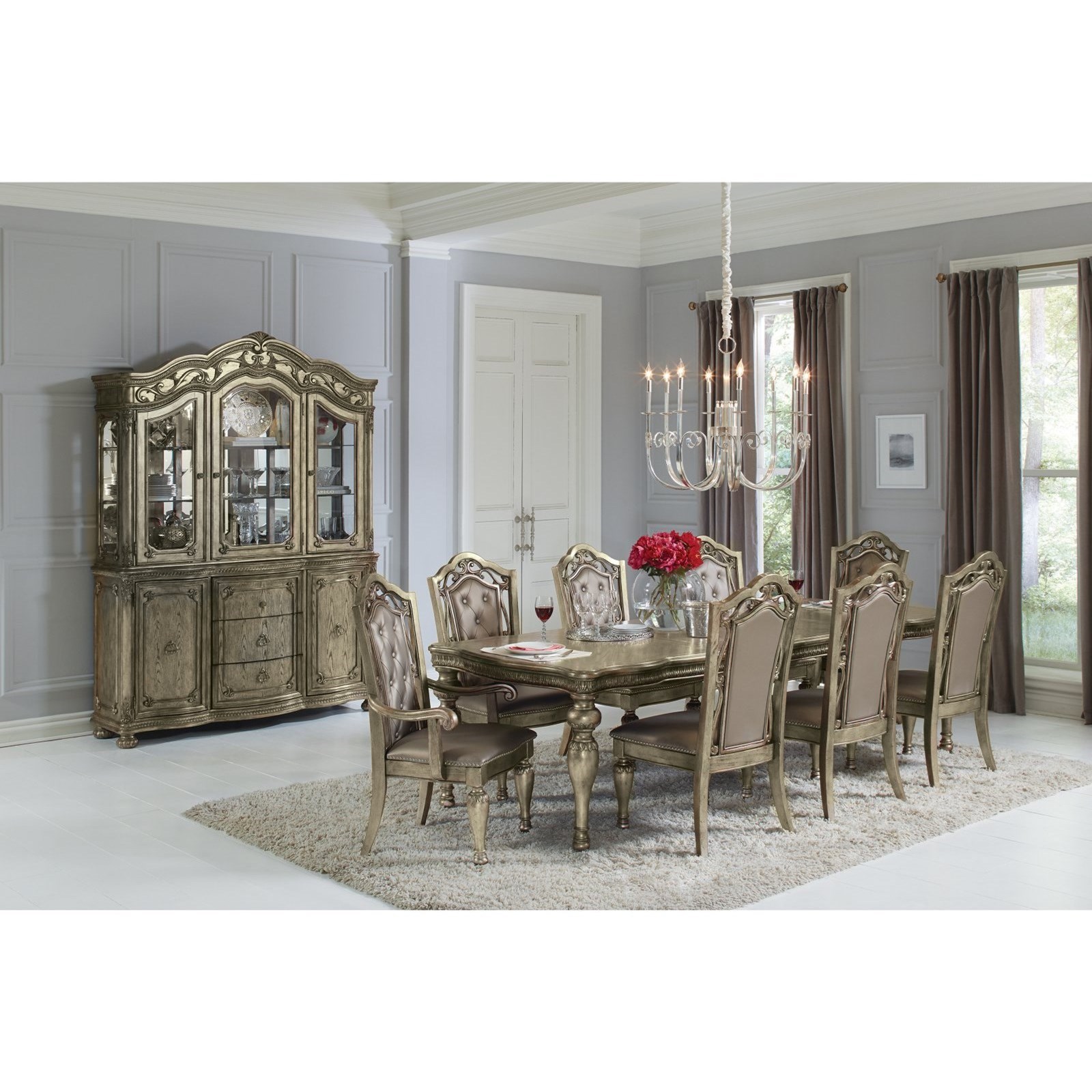 Glam china cabinet deals